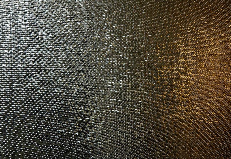 Tapete in Metalloptik